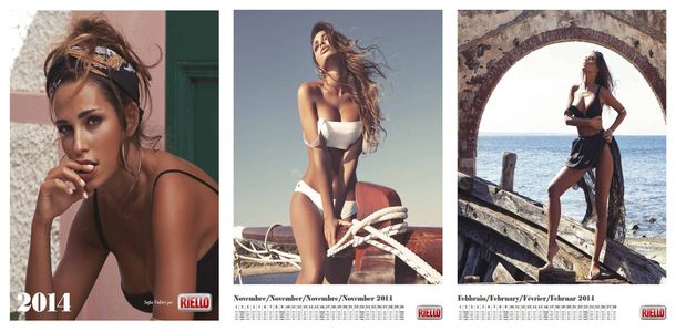 Sofia Valleri for the Riello Calendar 